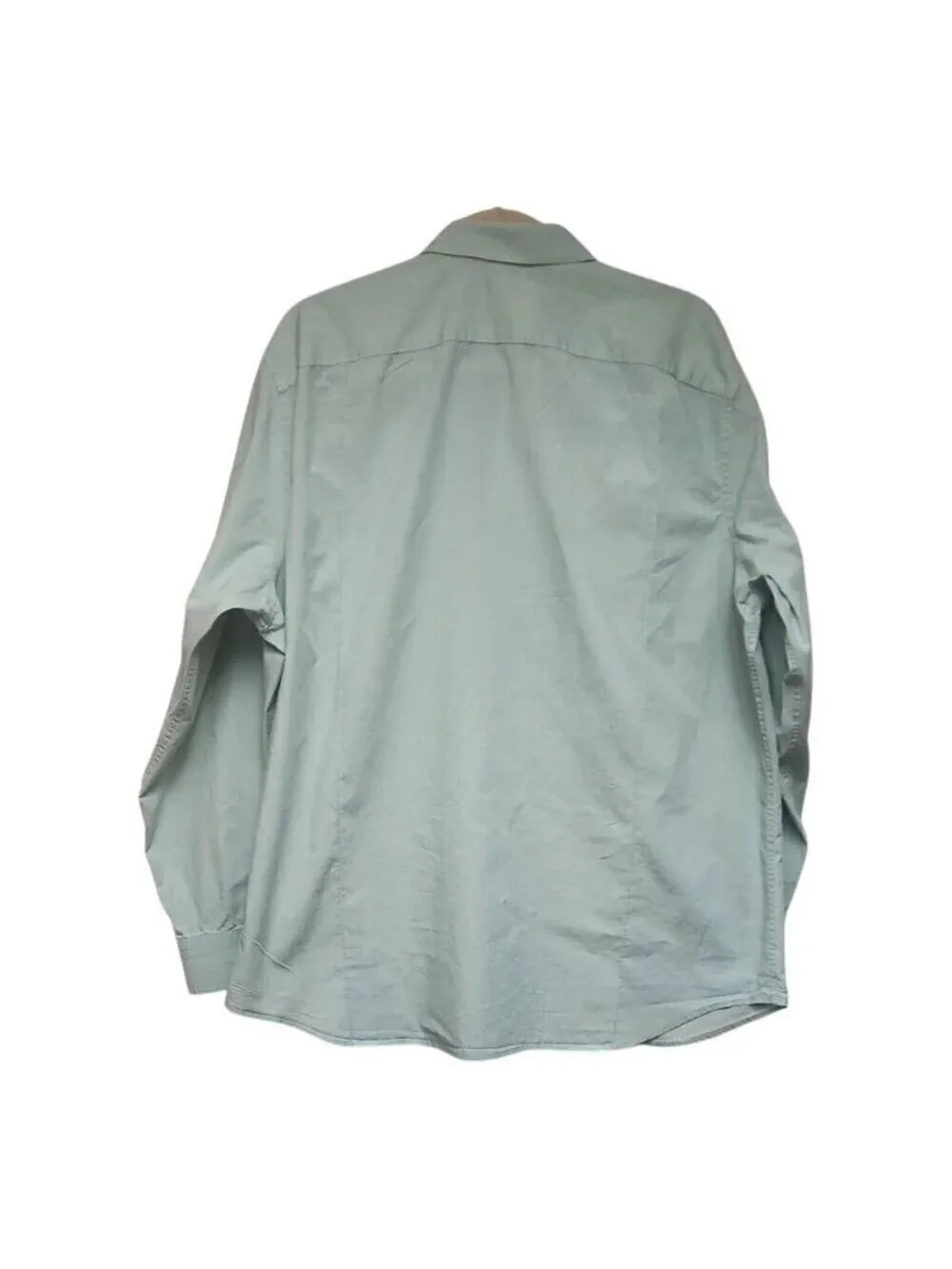 Banana Republic Mens Slim Fit Button Up Long Sleeve Shirt Size XL Mint Green